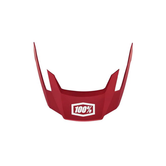 Vizor cască 100% Altec Replacement Visor v2 - roșu închis