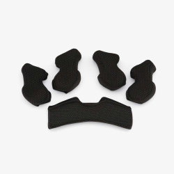 Pernițe obraz cască 100% Trajecta Thin Cheek Pad and Neck Roll Kit - negru