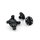 Șuruburi vizor cască 100% Status Visor Screw Kit - negru