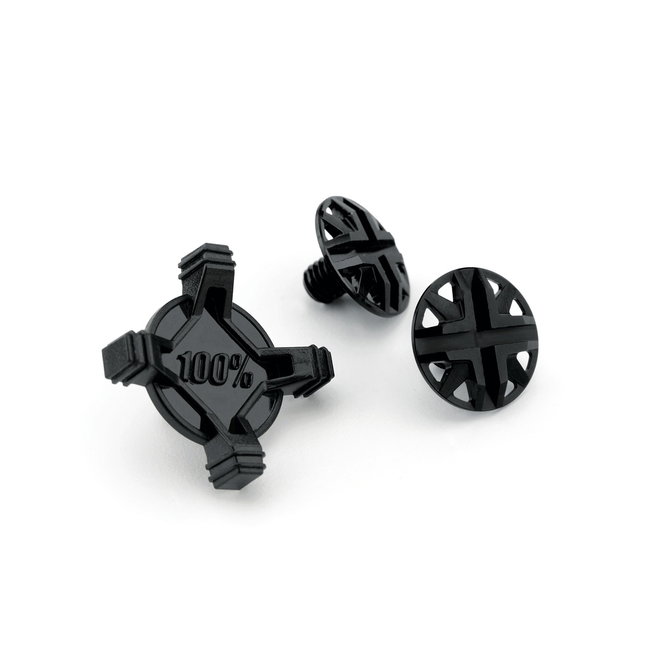 Șuruburi vizor cască 100% Status Visor Screw Kit - negru