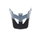 Vizor cască 100% Status Replacement Visor Drop/Steel Blue - Drop / Steel Blue