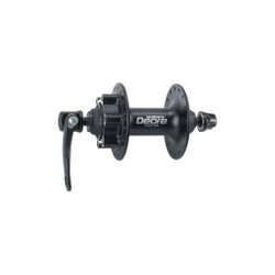 Butuc fata Shimano Deore HB-M525-A, disc 6 suruburi, QR, negru, 36H, OLD 100mm, ax 108mm, QR 133mm