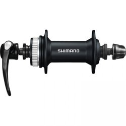Butuc fata Shimano HB-M4050, O.L.D. 100mm, ax 108mm, QR 133mm, Center Lock, Negru, 36H