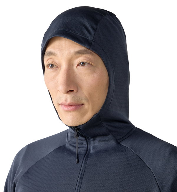 Haglöfs Korp Mid Hood – Hanorac fleece de strat mediu - Albastru închis Tarn Blue