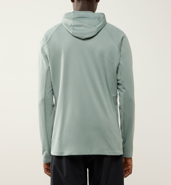 Haglöfs Korp Mid Hood – Hanorac fleece de strat mediu - Verde deschis Dew Green