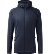 Haglöfs Korp Mid Hood – Hanorac fleece de strat mediu - Albastru închis Tarn Blue
