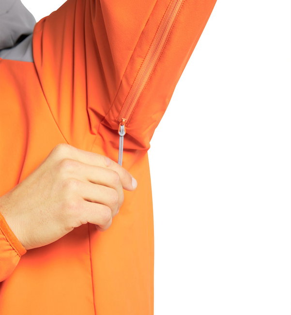 Haglöfs Discover Touring Jacket – Jachetă softshell pentru ture de schi - Portocaliu/gri