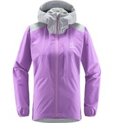 Haglöfs Discover Touring Jacket W – Jachetă softshell pentru ture de schi - Mov/gri