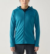 Haglöfs Korp Mid Hood – Hanorac fleece de strat mediu - Verde Deep Teal