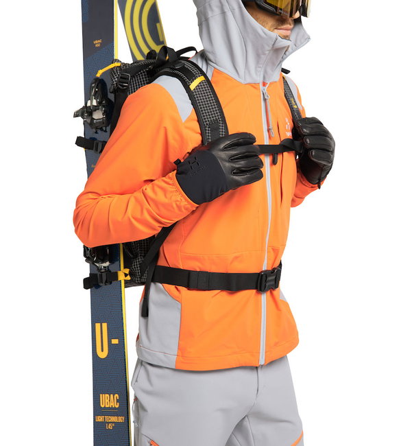 Haglöfs Discover Touring Jacket – Jachetă softshell pentru ture de schi - Portocaliu/gri