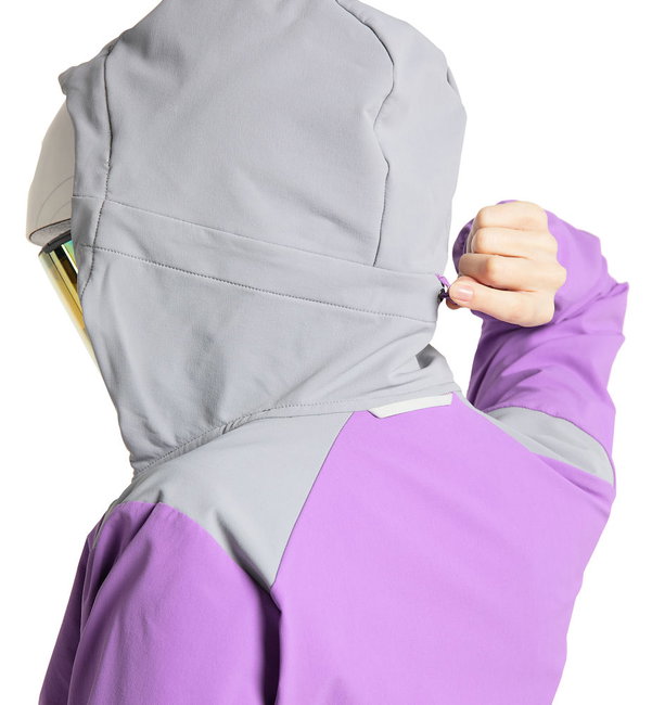 Haglöfs Discover Touring Jacket W – Jachetă softshell pentru ture de schi - Mov/gri