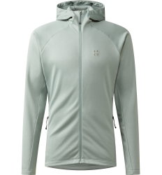 Haglöfs Korp Mid Hood – Hanorac fleece de strat mediu - Verde deschis Dew Green