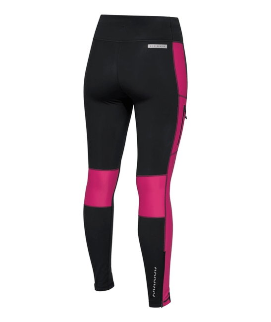 Haglöfs L.I.M Winter Tights W – Colanți compresivi de iarnă - Gri închis/roz