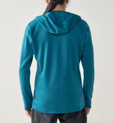Haglöfs Korp Mid Hood – Hanorac fleece de strat mediu - Verde Deep Teal