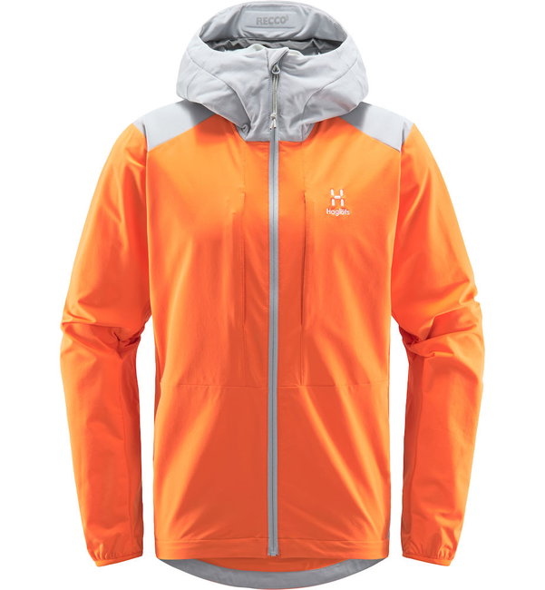 Haglöfs Discover Touring Jacket – Jachetă softshell pentru ture de schi - Portocaliu/gri