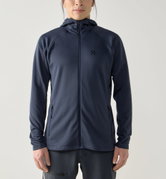 Haglöfs Korp Mid Hood – Hanorac fleece de strat mediu - Albastru închis Tarn Blue