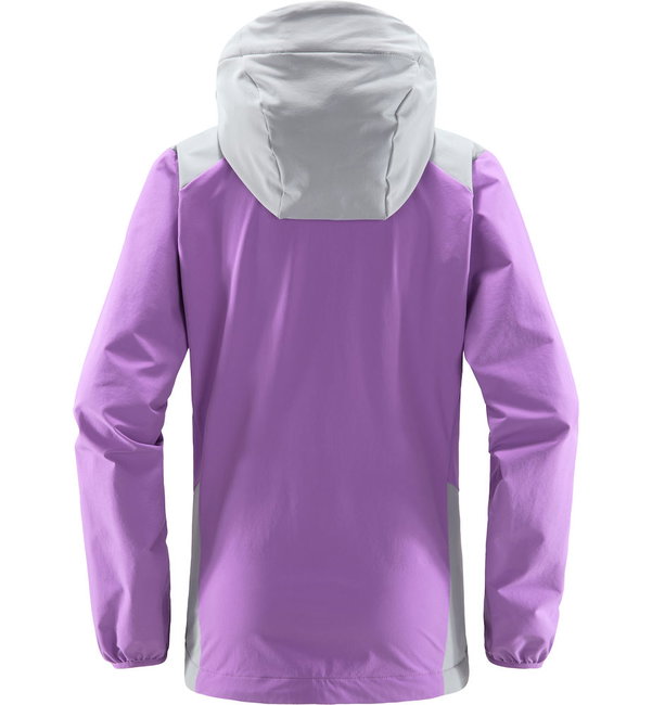 Haglöfs Discover Touring Jacket W – Jachetă softshell pentru ture de schi - Mov/gri