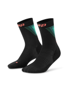Șosete compresie CEP Run Edition Halo Mid Cut W - negru/verde | alergare