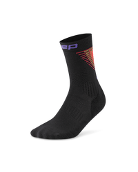 Șosete compresie CEP Run Edition Halo Mid Cut - negru/roșu | alergare