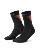 Șosete compresie CEP Run Edition Halo Mid Cut W - negru/roșu | alergare