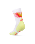 Șosete compresie CEP Run Edition Halo Mid Cut - alb/lime | alergare