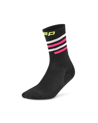 Șosete compresie CEP Run Edition Spiral Mid Cut W - negru/roz/lime | alergare