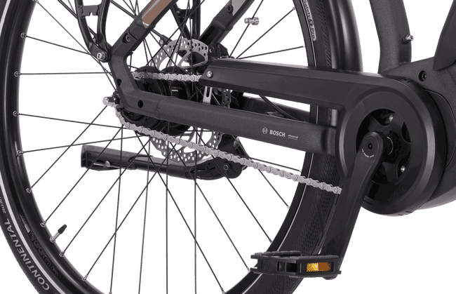 Bicicleta Electrica CREON Motive TF 1.7 Bosch Wave - Black/Brown - 500 mm