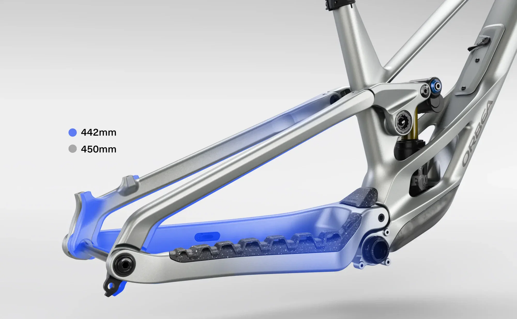 Chainstay Length 442mm vs 450mm