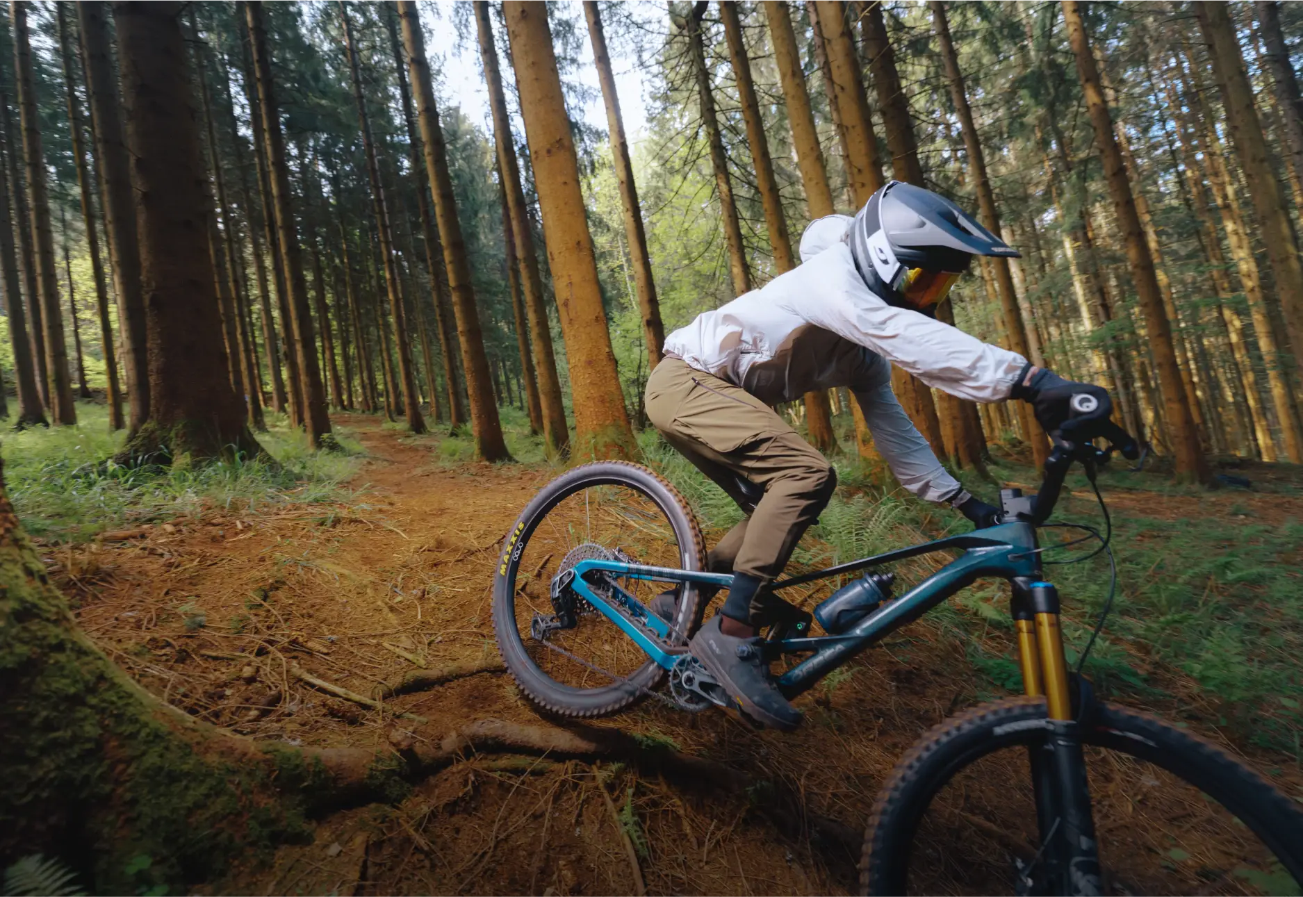Downhill Developed Suspension