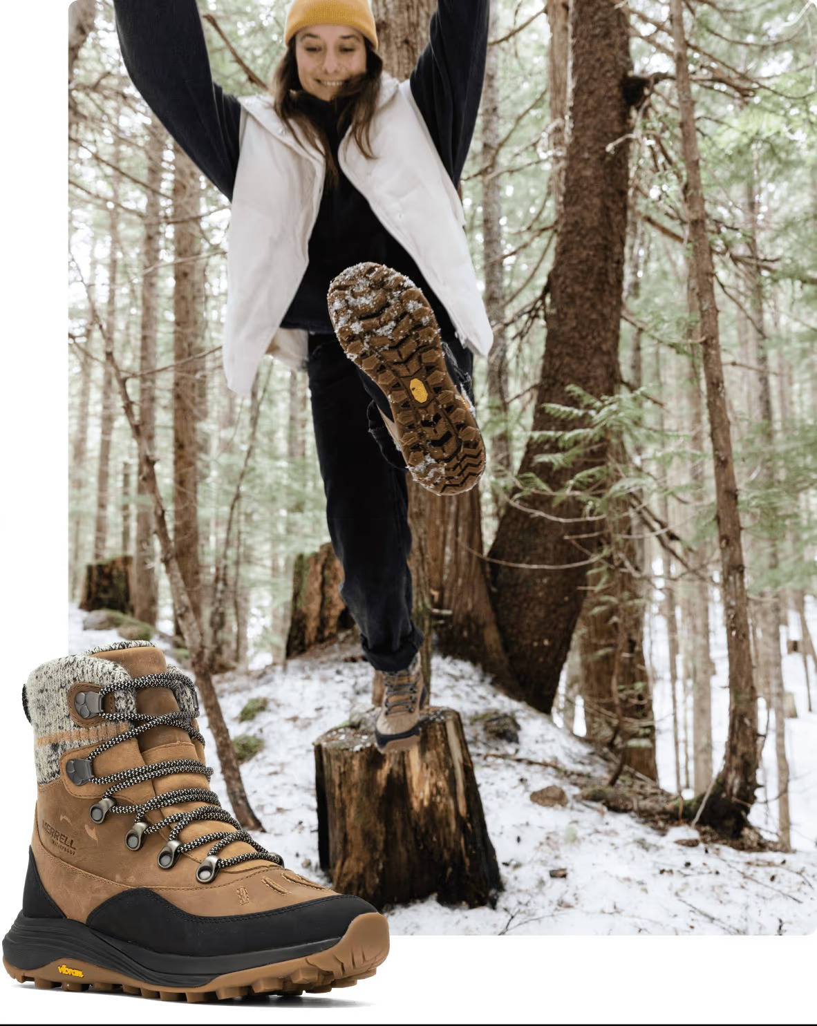 Merrell - ghete trail - Siren 4 Thermo Mid Zip Waterproof W - Moon