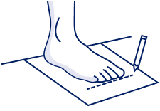 Ghid masurare picior