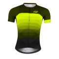 Tricou maneca scurta Force MTB Angle, albastru/rosu, XXXL