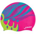 Finis Casca Inot Silicon Copii - Pirate Parrot Blue