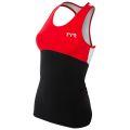 TYR - bluza triatlon fara maneci - Men's Competitor Tank - negru galben albastru