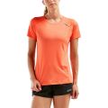 2XU - Bustiera sport pentru femei - XVENT Strappy Back Crop Rain Spot - albastru ocean