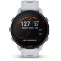 Garmin Forerunner 570 - 42 mm - ceas multisport cu GPS si AMOLED - alb Cloud Blue Aluminium with Translucent Whitestone | Cloud Blue Band