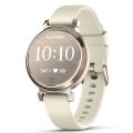 Garmin - Lily Sport - rama rose gold cu carcasa light sand si bratara din silicon - ceas inteligent