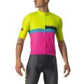 Castelli UPF 0 Top W - maiou pentru ciclism - Galben Fluo