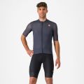 Castelli - pantaloni ciclism scurti cu bretele - Entrata 2 Bibshort - 15-35 gr C - albastru belgian