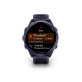 Garmin - Lily 2 Active - Argintiu, curea de silicon Purple Jasmina