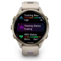 Garmin - Forerunner 955 Solar ceas multisport cu GPS - alb