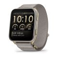 Garmin - Venu 4 41mm smartwatch cu GPS și AMOLED - Lunar Glod cu curea de silicon Bone