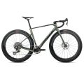 Bicicletă gravel Orbea TERRA M21eTEAM 1X - Ivory White | Spicy Lime (Gloss)