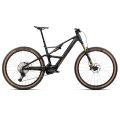 Bicicletă electrică eMTB Trail Orbea RISE LT M20 420W - Desert Rose | Carbon Raw (Matt)