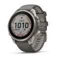 Garmin Forerunner 965 ceas multisport GPS AMOLED - gri titan DLC curea neagră