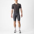 Castelli - costum triatlon cu maneca scurta - Free Sanremo 3 Suit Short Sleeve - albastru belgian | portocaliu
