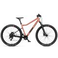 Bicicleta copii Woom 6 Explore cu roti 26" Neon Coral