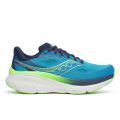 Saucony Guide 15 - pantofi alergare pentru barbati - galben acid-albastru raz