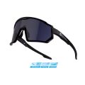 Ochelari Force Vision albi lentila albastra