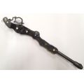Cric Bikefun 24-29 reglabil pe urechiușă cadru 18mm aluminiu negru - Cl-Ka108-Blk